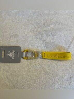 Walt Disney World Yellow Tab Keychain